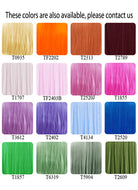 18"/28"/39" Straight Heat Resistant Custom Made Synthetic Sewn Hair Weft