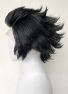 Hazbin Hotel Husk Black Lace Front Synthetic Men's Wig LF6068