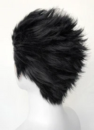 Nana Ren Honjo Wavy Black Lace Front Synthetic Men's Wig LF6075