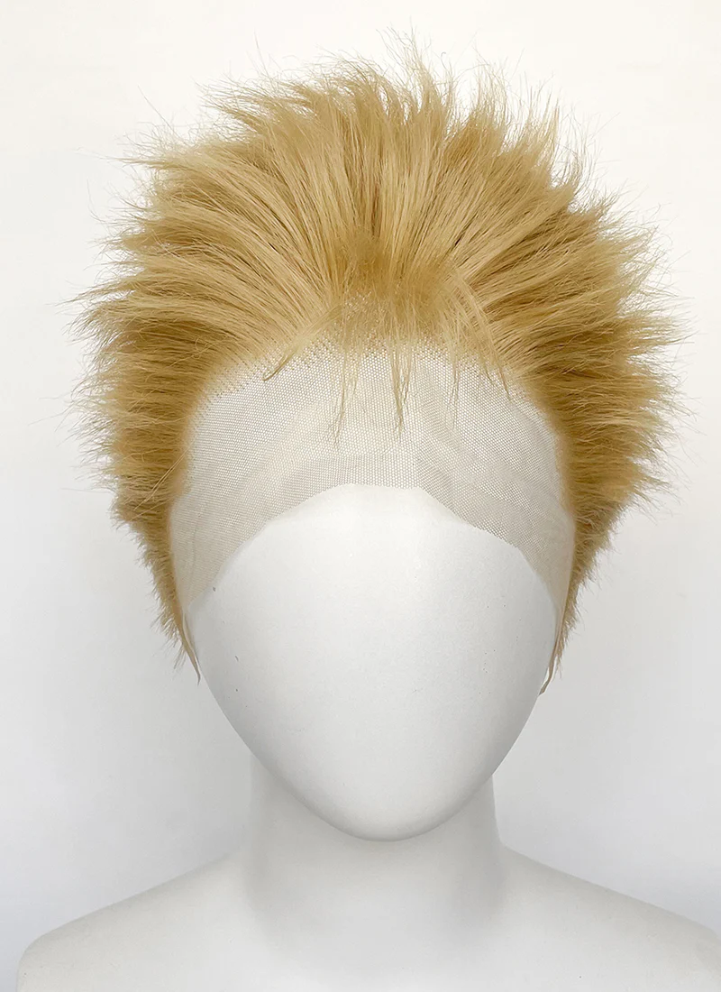 Nana Nobuo Terashima Wavy Blonde Lace Front Synthetic Men's Wig LF6076