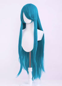 Long Straight Turquoise Blue Cosplay Wig LW008