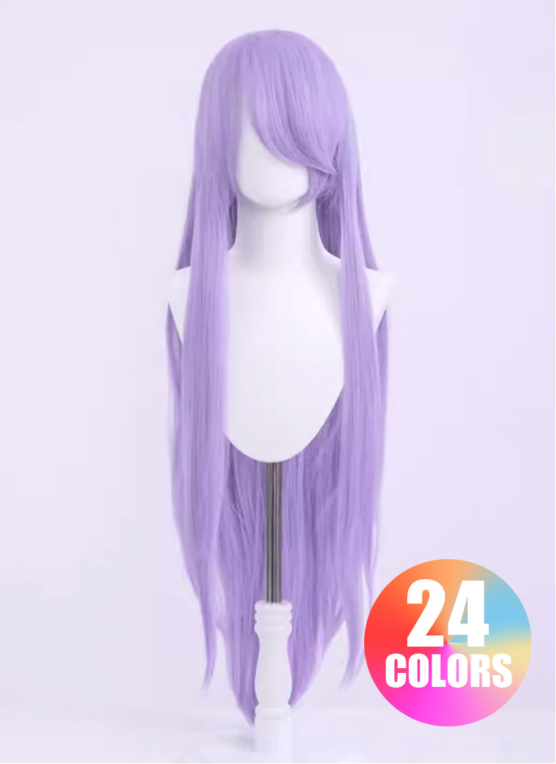Long Straight Light Purple Cosplay Wig LW009