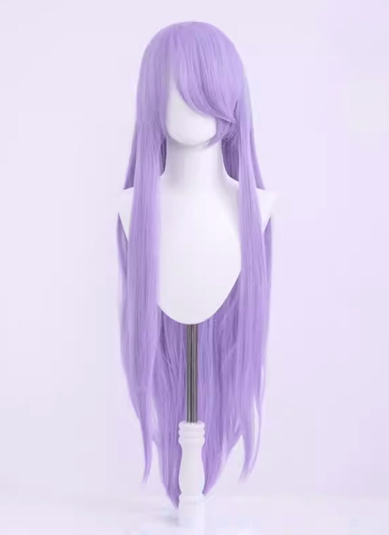 Long Straight Light Purple Cosplay Wig LW009