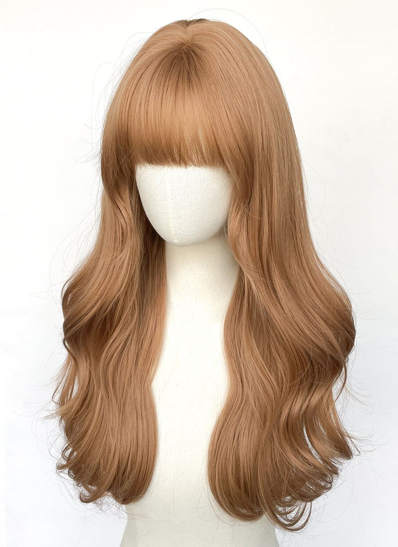 Long Wavy Golden Blonde Cosplay Wig NS537