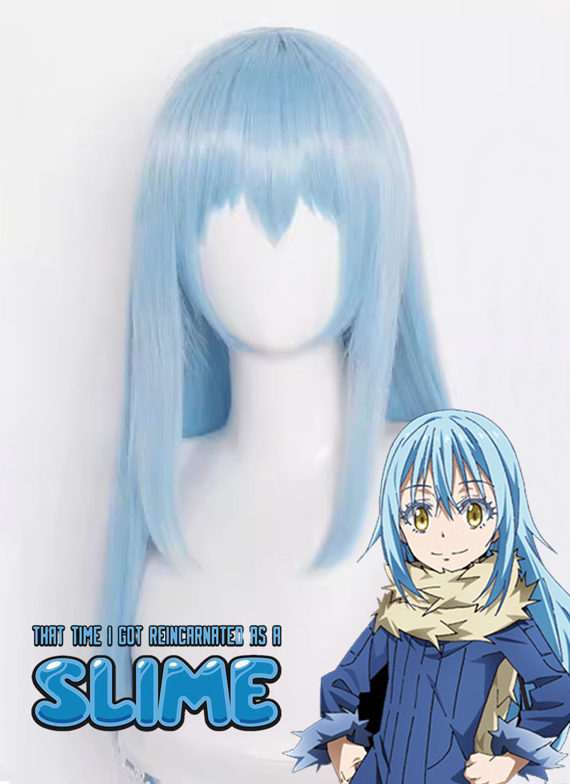 That Time I Got Reincarnated as a Slime Rimuru Tempest Long Pastel Blue Cosplay Wig TB1672