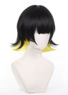 Blue Lock Bachira Meguru Short Black With Yellow Cosplay Wig TB1689