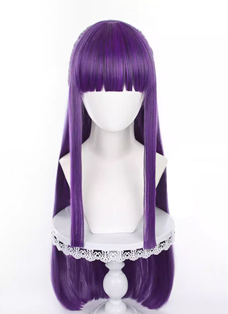 Frieren: Beyond Journey's End Fern Long Purple Cosplay Wig TB1694