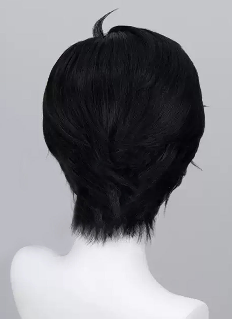 Solo leveling Sung Jinwoo Short Black Cosplay Wig TB1721