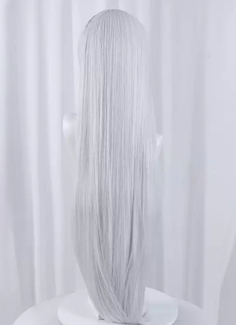 Re: Life In A Different World From Zero Emilia Long Straight White Cosplay Wig TB1723