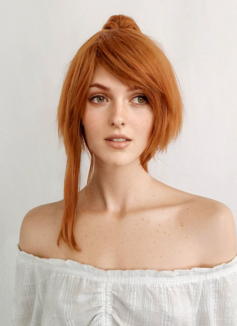 Takt op. Destiny Anna Schneider Long Light Auburn Ponytail Cosplay Wig ZB253