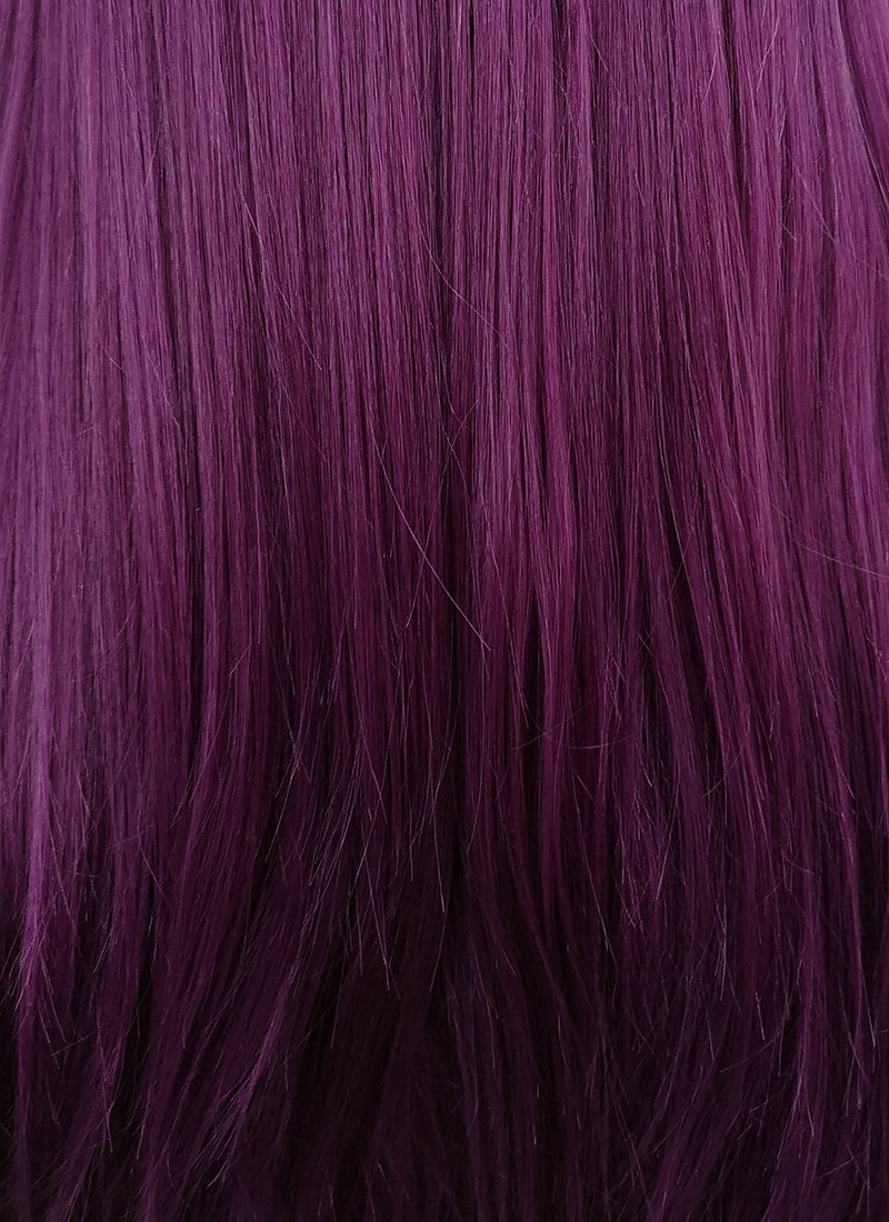 League of Legends Kai'Sa Long Straight Dark Purple Lace Front Synthetic Hair Wig LF029 - CosplayBuzz