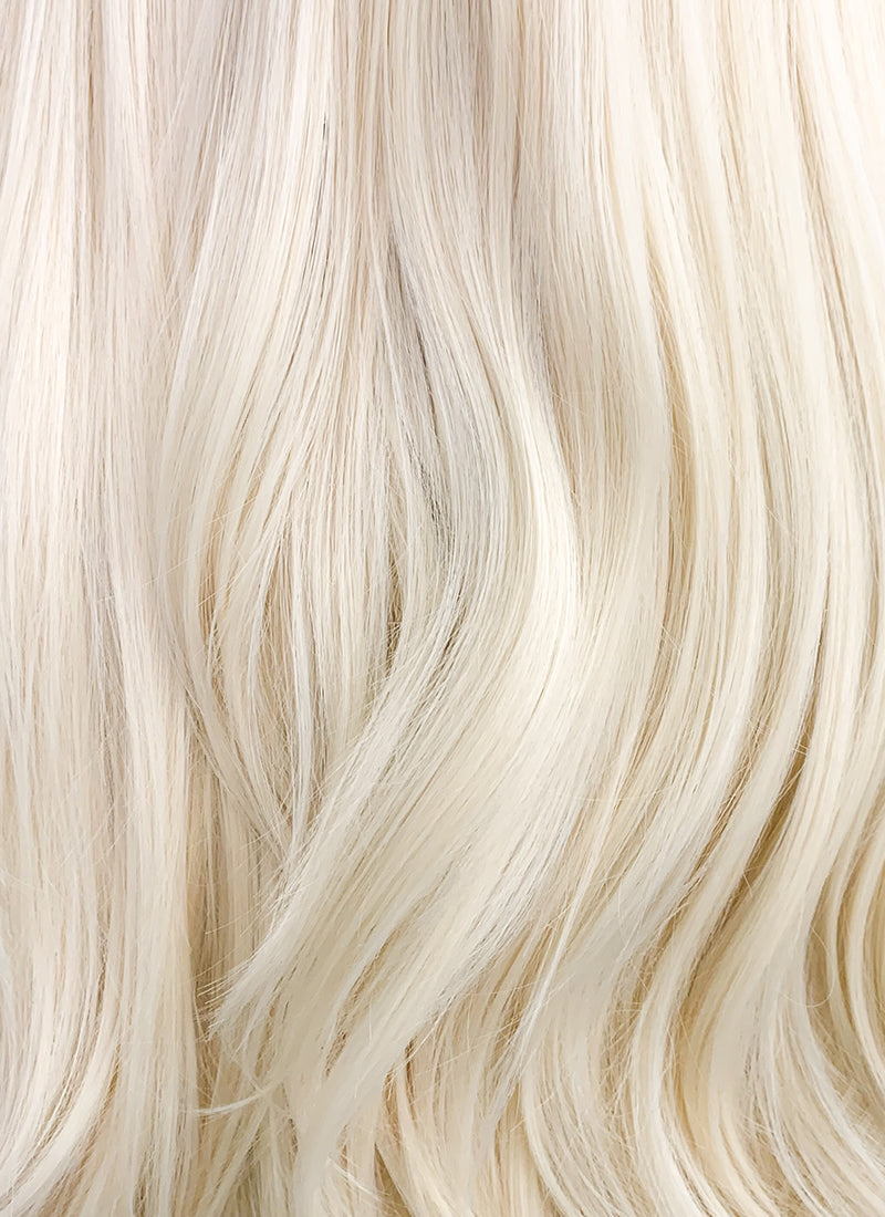 House of the Dragon Rhaenyra Targaryen Platinum Blonde Braided Lace Front Synthetic Wig LF2119