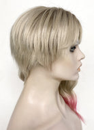 Spider-Man: Across the Spider-Verse Gwen Stacy Blonde Pink Ombre With Dark Roots Lace Front Synthetic Wig LFK5548