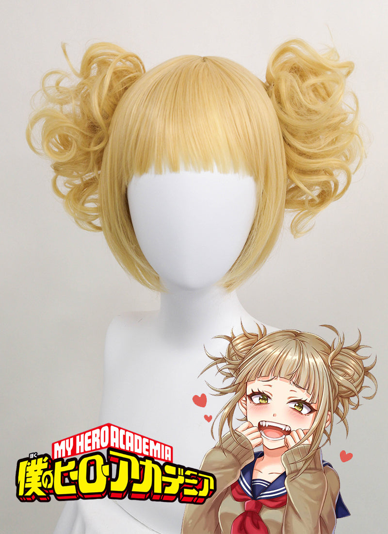 My Hero Academia Himiko Toga Short Blonde Anime Cosplay Wig PL510 - CosplayBuzz