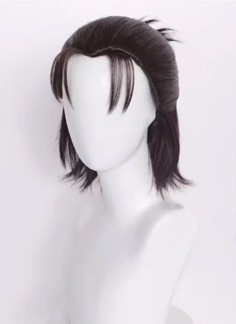 Attack on Titan Eren Yeager Medium Brunette Cosplay Wig TB1666