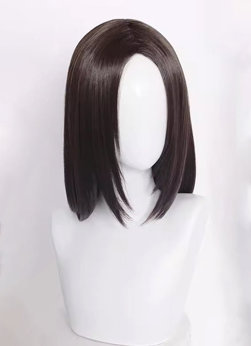 Attack on Titan Eren Yeager Medium Brunette Cosplay Wig TB1667