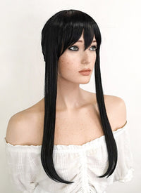 SPY???FAMILY Yorforger Long Black Cosplay Wig ZB259