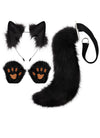 Furry Fox Ears and Tail and Gloves Set Cosplay Accessories AC106