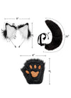 Furry Fox Ears and Tail and Gloves Set Cosplay Accessories AC106