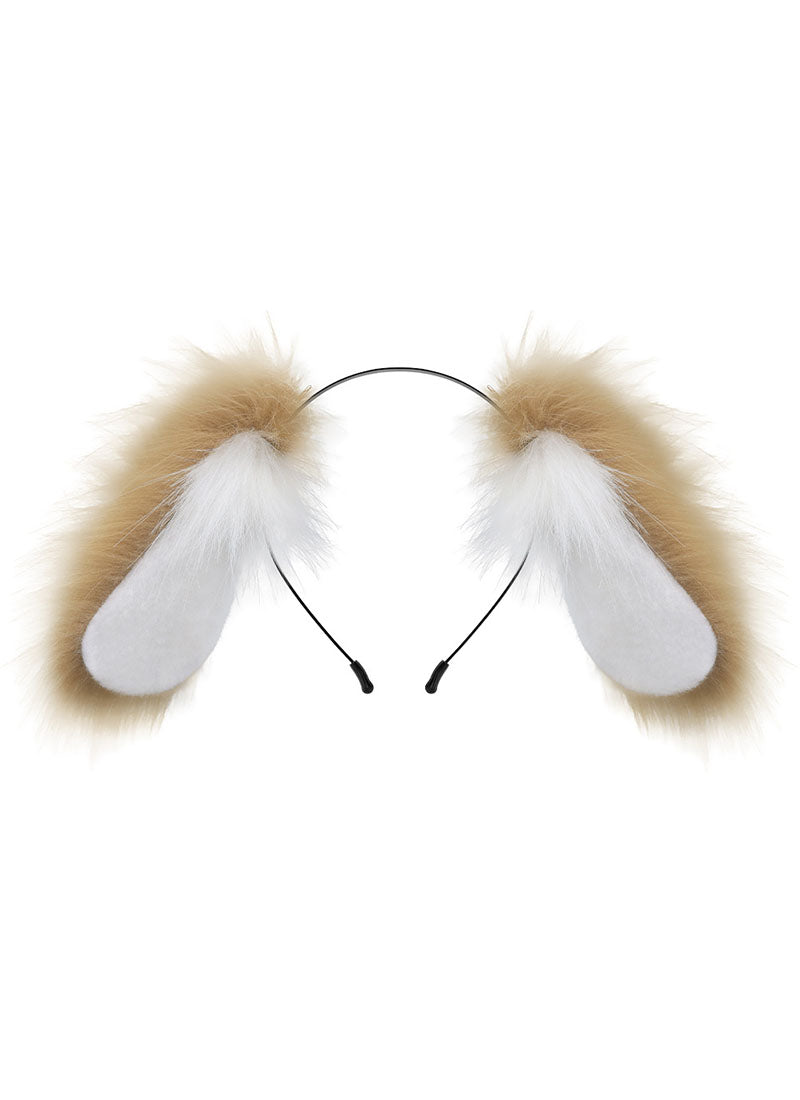 Furry Plush Lop Dog Headband Cosplay Accessories AC107