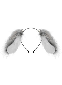 Furry Plush Lop Dog Headband Cosplay Accessories AC107