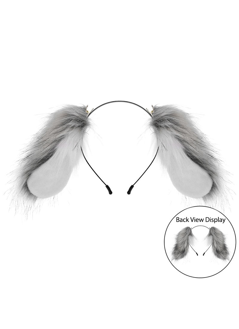 Furry Plush Lop Dog Headband Cosplay Accessories AC107