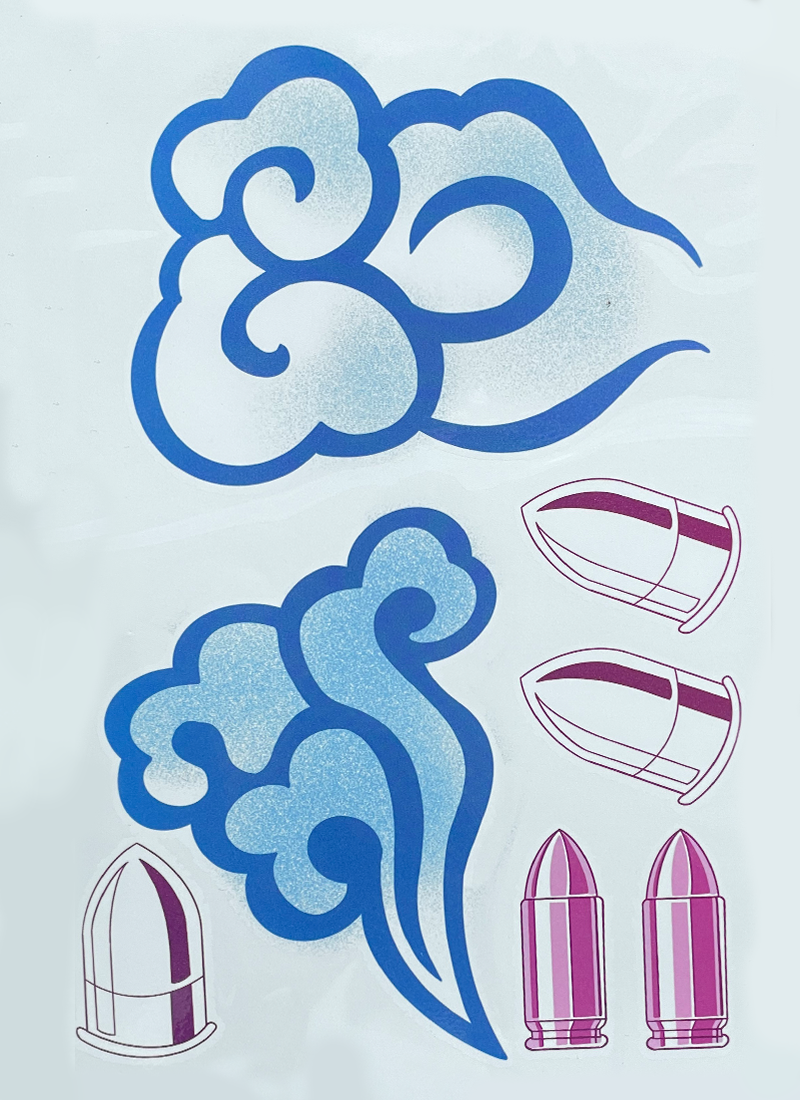 League of Legends LOL Arcane Jinx Cosplay Tattoo AC101