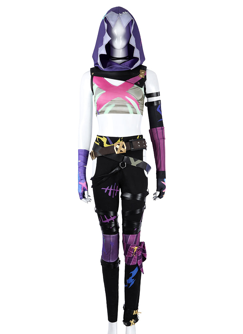 Arcane: League of Legends LOL Jinx Cosplay Costume Outfit Full Set CS822