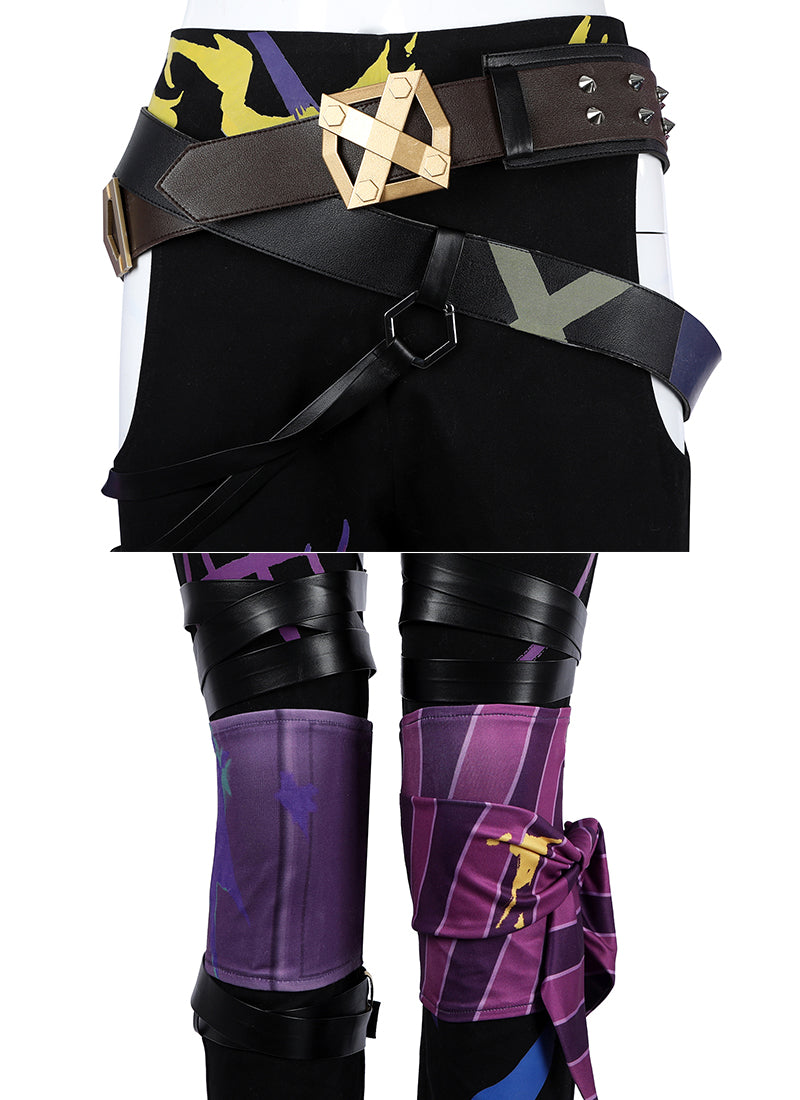Arcane: League of Legends LOL Jinx Cosplay Costume Outfit Full Set CS822