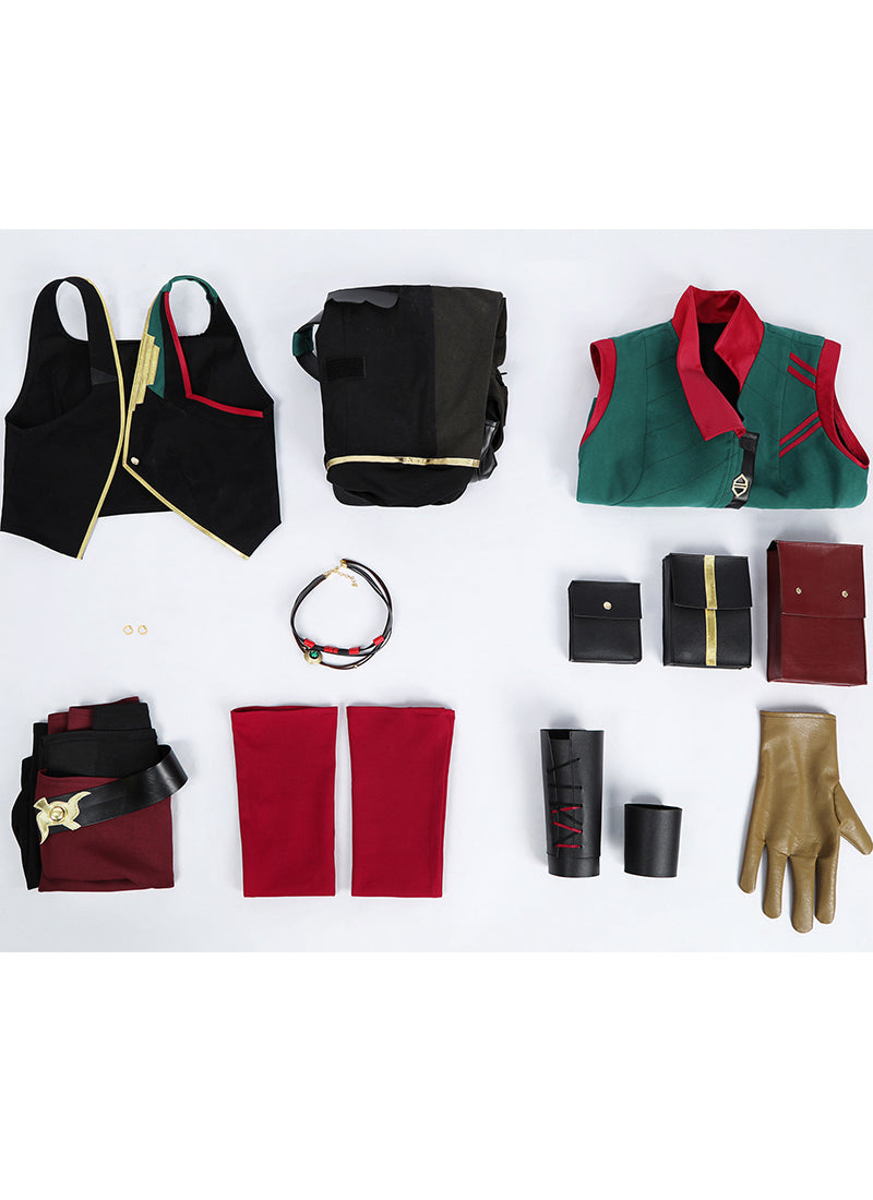 Arcane: League of Legends LOL Jinx Powder Cosplay Costume Outfit Full Set CS823