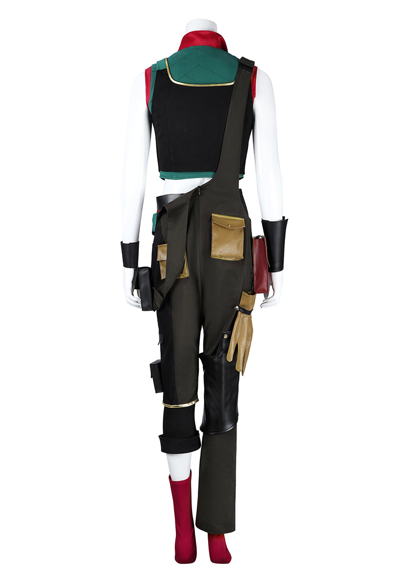 Arcane: League of Legends LOL Jinx Powder Cosplay Costume Outfit Full Set CS823