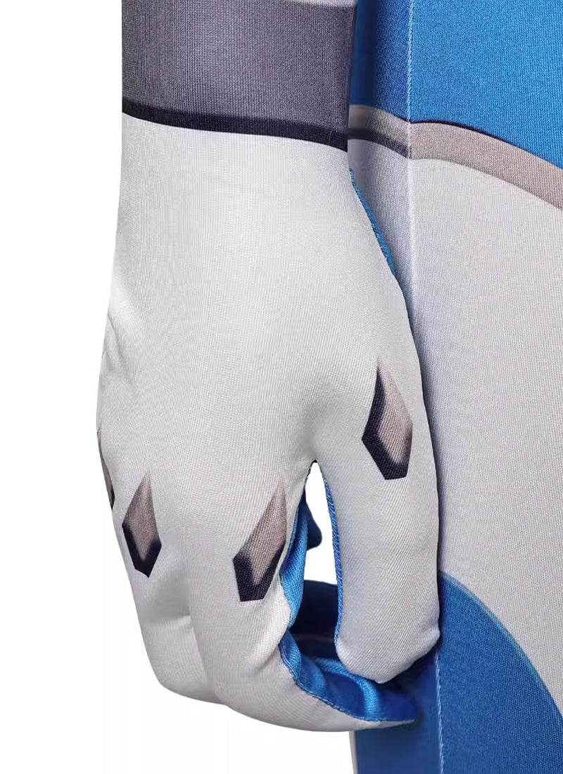 Marvel Rivals Invisible Woman Bodysuit Blue-Silver Cosplay Costume CS827