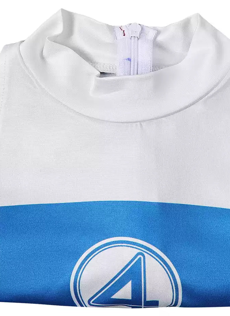 Fantastic Four Invisible Woman Sue Storm Sexy Swimsuit Cosplay Costume CS830