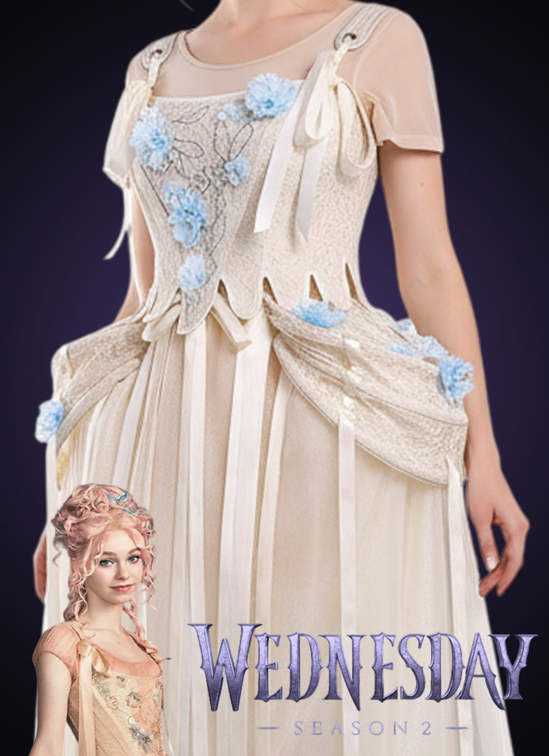 Wednesday Addams Enid Sinclair Dress Cosplay Costume CS866