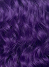 Medium Wavy Purple Lace Front Synthetic Hair Wig LF1288