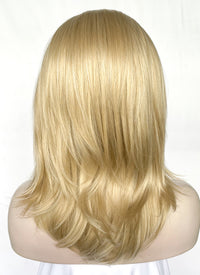 Medium Straight Golden Blonde Lace Front Synthetic Hair Wig LF1320