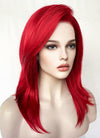 Medium Straight Red Lace Front Synthetic Hair Wig LF1324