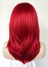 Medium Straight Red Lace Front Synthetic Hair Wig LF1324