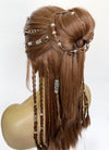 Baldur's Gate 3 Laezel Chestnut Brown Braided Lace Front Synthetic Wig LF2167