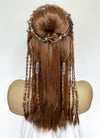 Baldur's Gate 3 Laezel Chestnut Brown Braided Lace Front Synthetic Wig LF2167