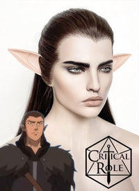 Critical Role The Legend of Vox Machina Vax'ildan Brunette Lace Front Synthetic Wig LF3276