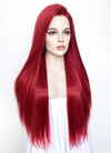 Disney The Nightmare Before Christmas Sally Long Straight Red Lace Front Synthetic Hair Wig LF5058