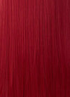 Disney The Nightmare Before Christmas Sally Long Straight Red Lace Front Synthetic Hair Wig LF5058
