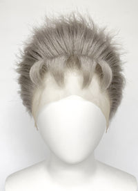JoJo's Bizarre Adventure Stardust Crusaders Old Joseph Joestar Grey Lace Front Synthetic Men's Wig LF6064
