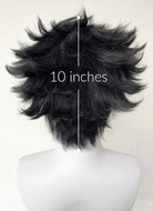 Hazbin Hotel Husk Black Lace Front Synthetic Men's Wig LF6068