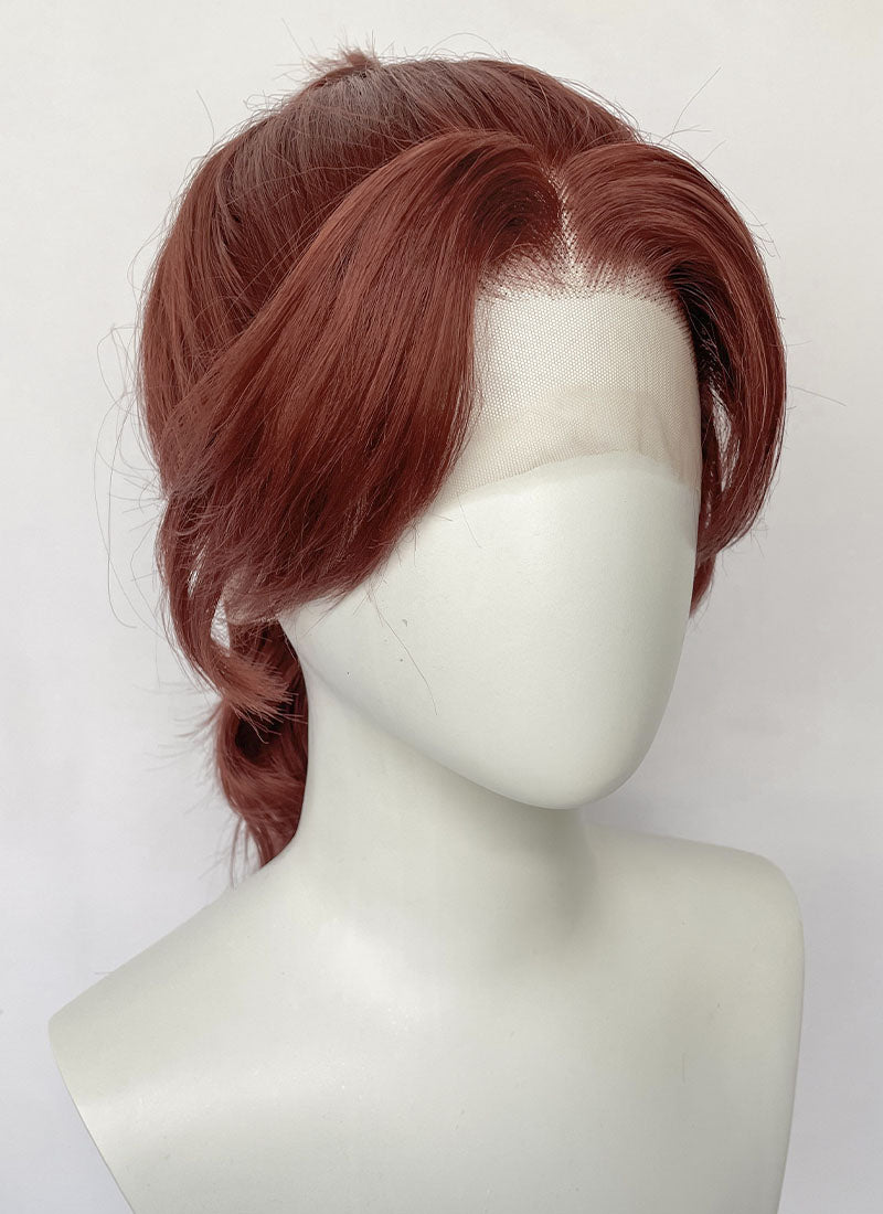 Clair Obscur: Expedition 33 Maelle Reddish Brown Lace Front Synthetic Cosplay Wig LF6123