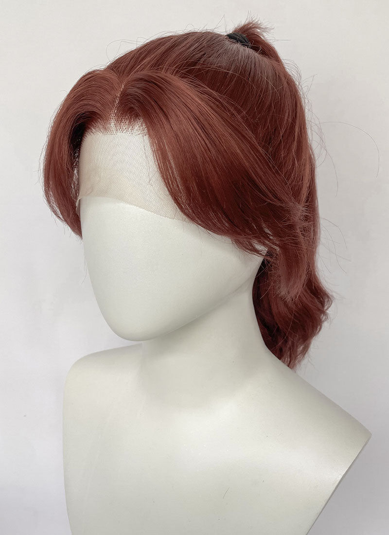 Clair Obscur: Expedition 33 Maelle Reddish Brown Lace Front Synthetic Cosplay Wig LF6123