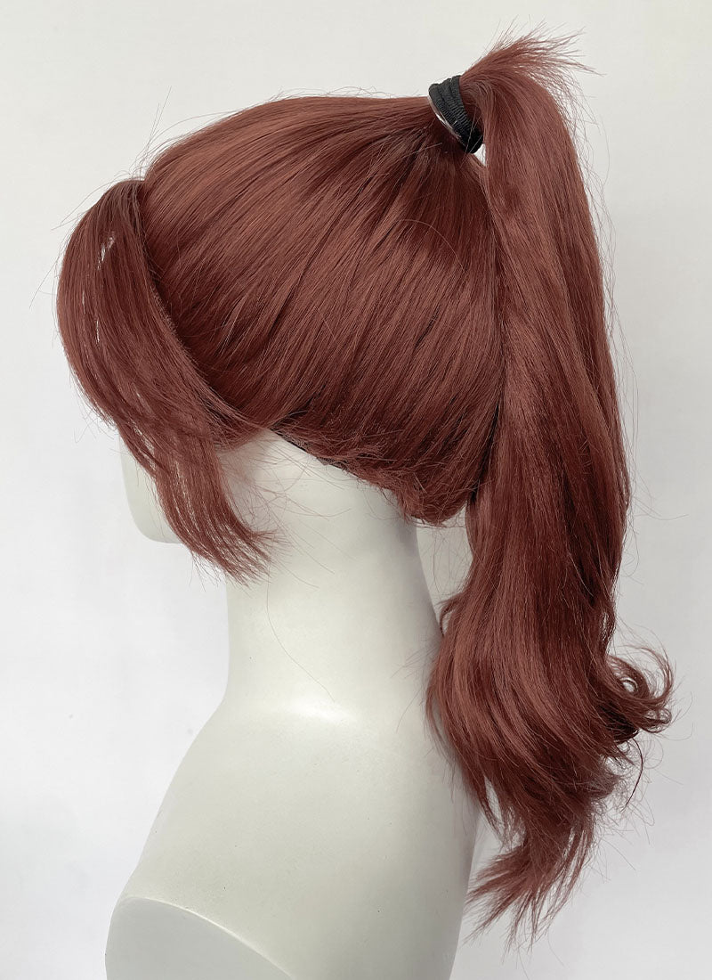 Clair Obscur: Expedition 33 Maelle Reddish Brown Lace Front Synthetic Cosplay Wig LF6123
