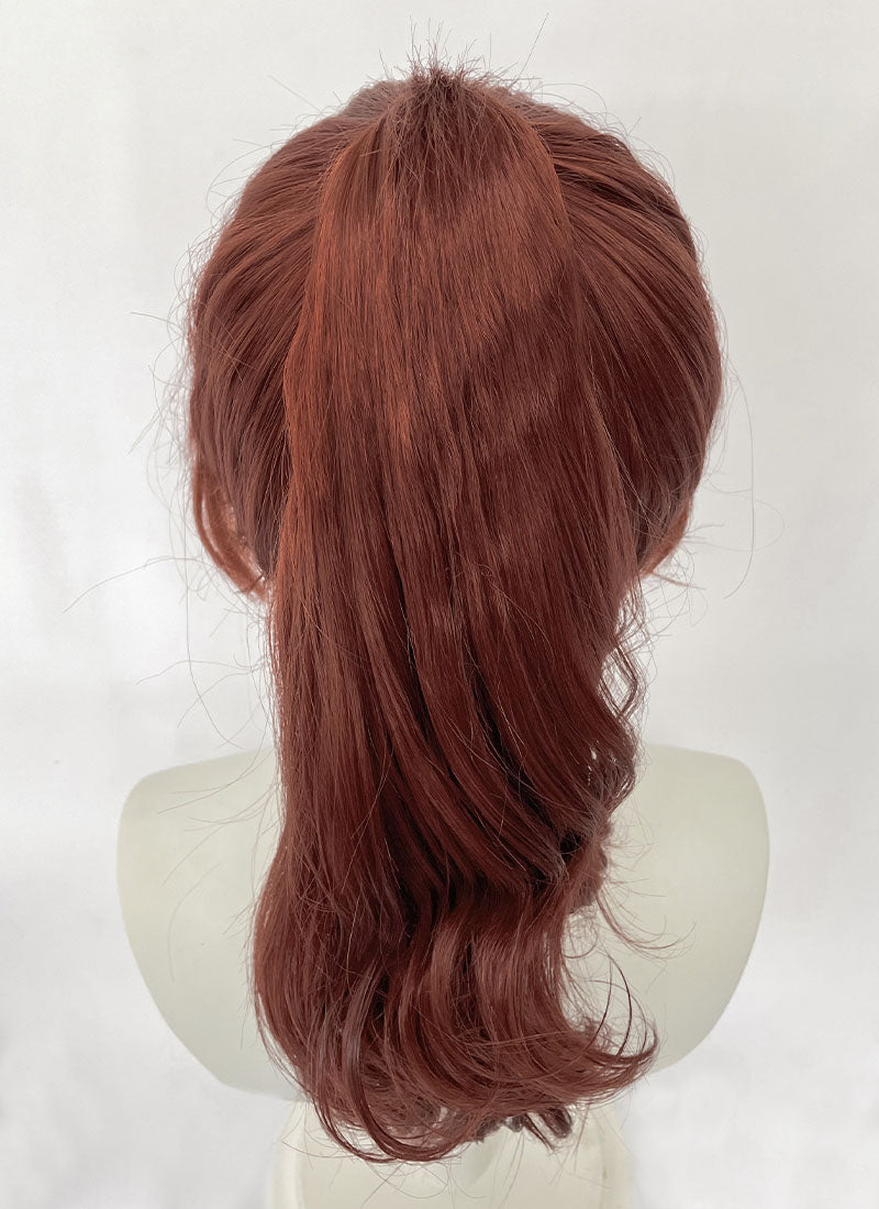 Clair Obscur: Expedition 33 Maelle Reddish Brown Lace Front Synthetic Cosplay Wig LF6123