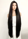 Final Fantasy Remake Tifa Lockhart Long Straight Natural Black Lace Front Synthetic Wig LF701AA